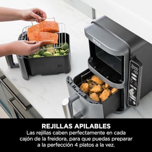 Ninja Foodi MAX Double Stack XL Freidora de Aire - 9.5L - Image 6