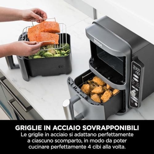 Ninja Foodi MAX Double Stack XL Friggitrice ad Aria - 9.5L - Image 6