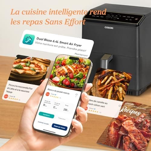 Cosori Dual Blaze Smart Air Fryer - 6.4L - Image 5