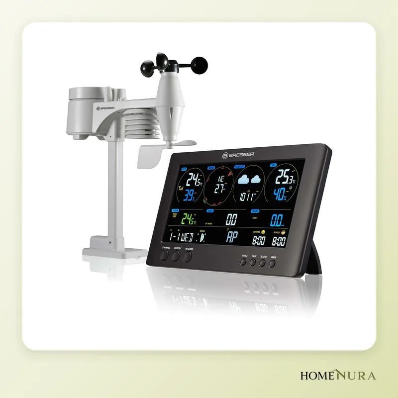 Bresser Wi-Fi ClearView 7-in-1 – inteligentna stacja pogodowa | Homenura
