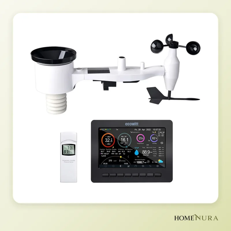 Ecowitt HP2551 – inteligentna stacja pogodowa | Homenura