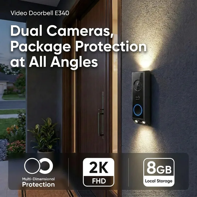 eufy Video Doorbell E340 – wideodzwonek | Homenura