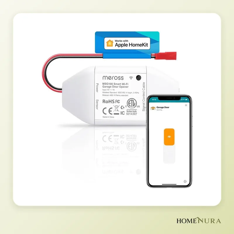 Meross MSG100HK Smart Wi-Fi Garage Door Opener – napęd bramy garażowej | Homenura