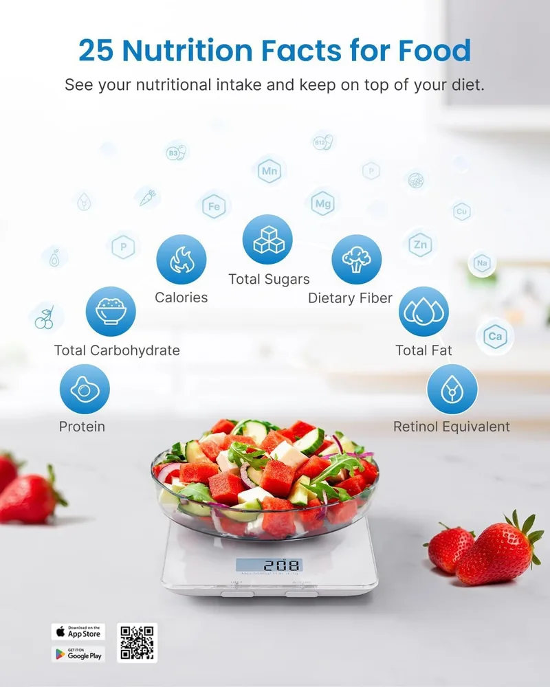 Renpho Smart Kitchen Scale – waga kuchenna | Homenura